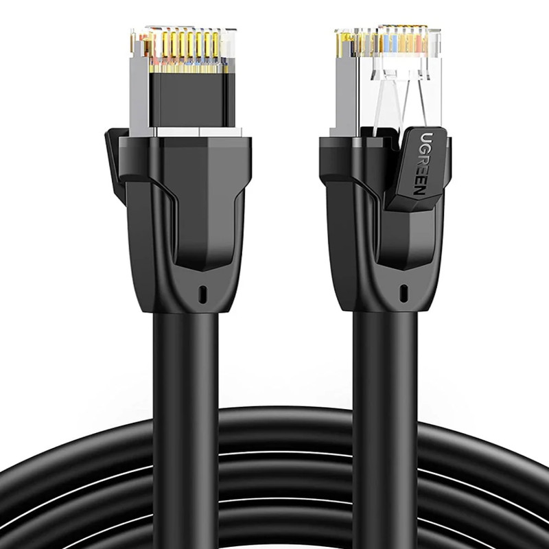 UGREEN 15m CAT8 Pure Copper Ethernet Cable - Black - كابل